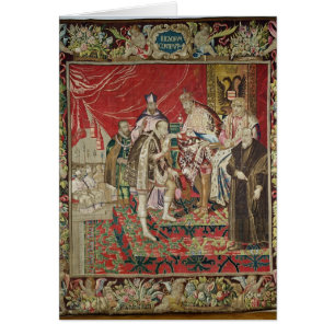 Cartão A abdicação de Charles V