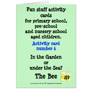 Cartão A abelha