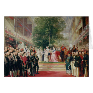Cartão A abertura da grande exposição, 1851-52