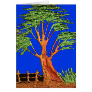 Cartão A Acacia Beauty de África: Serengeti Serenity.