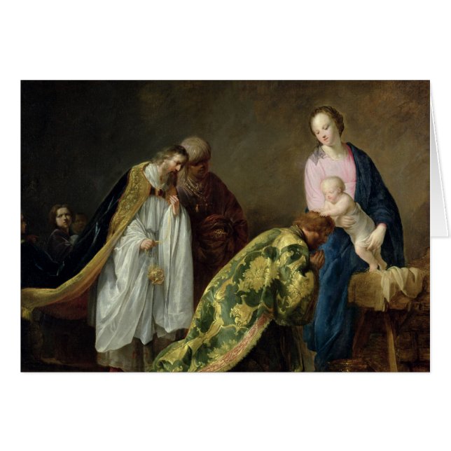 Cartão A adoração dos Magi, 1638 (Frente Horizontal)