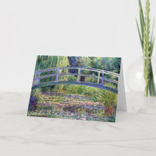 Cartão A água Lily Pond de Claude Monet