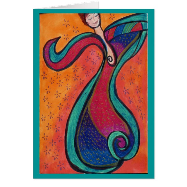 Cartão A alegria sobrevive (Frente)