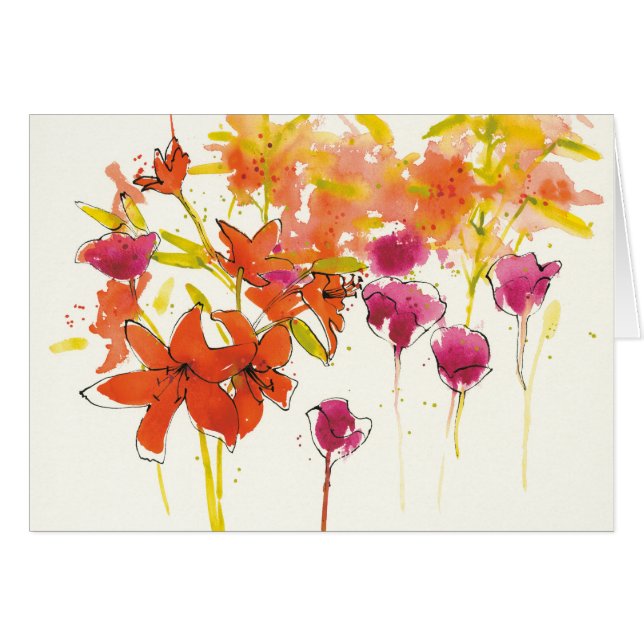 Cartão A ameixa do rissol (Frente Horizontal)