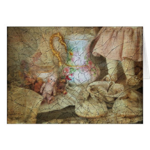 Cartão A antiga pintura continua a vida