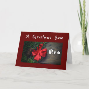 CARTÃO A **ARCO DE NATAL** APENAS PARA **MOM**