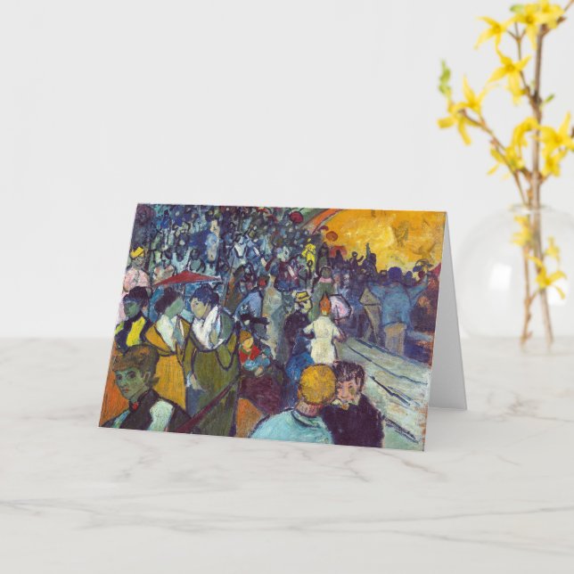 Cartão A Arena em Arles | Van Gogh | (Flor Amarela)