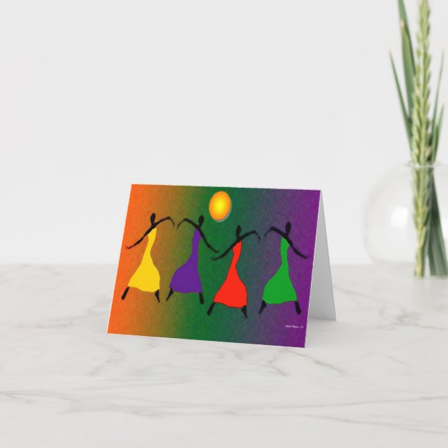 Cartão A Arte da Dança (Frente)