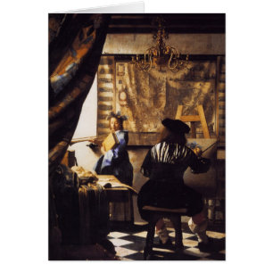 Cartão A arte da pintura