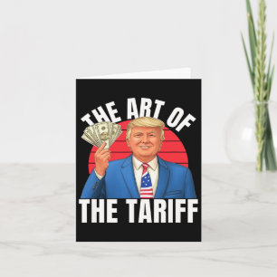 Cartão A Arte Do Acordo Pautal Trump Man Liberat