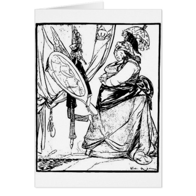 Cartão A arte guardara um espelho (Frente)