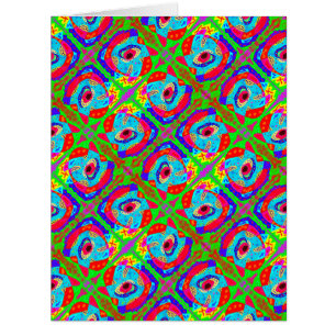 Cartão A arte tribal inspirou uma placa aborígene design