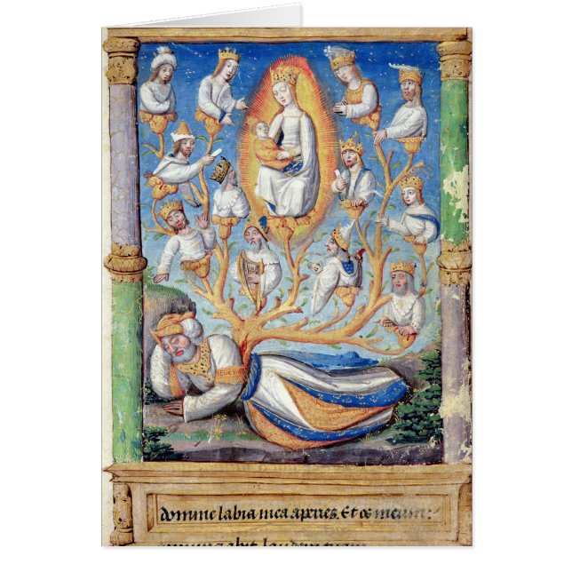 Cartão A árvore de Jesse (Frente)