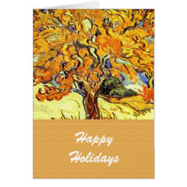 Cartão A Árvore de Morberry, Vincent van Gogh. Festa.
