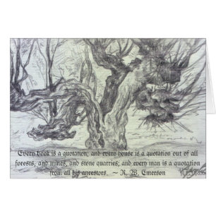 Cartão A árvore genealógica