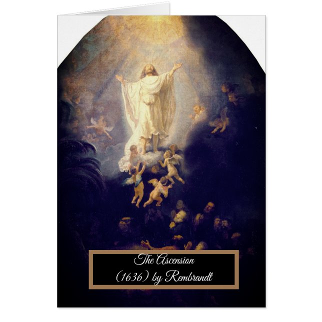 Cartão A Ascensão de Rembrandt (Frente)