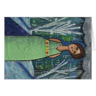 Cartão A Aurora sae da cidade atrás