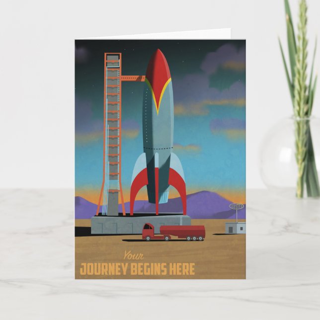 Cartão A Aventura Começa Aqui (Frente)