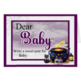 Cartão A Baby's Brewing_ Dear Baby