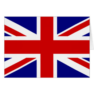 Cartão A bandeira de Union Jack