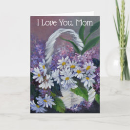 Cartão A Basket of Flowers/ Mother's Day Card