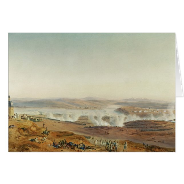 Cartão A batalha de Austerlitz (Frente Horizontal)