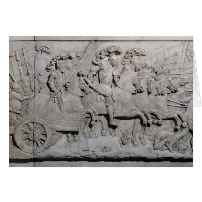 Cartão A Batalha de Cerisoles (Frente Horizontal)