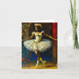Cartão A Batedeira de Chocolate-Bailarina
