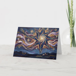 Cartão A Beacon of Hope in the Darkness Christmas Card