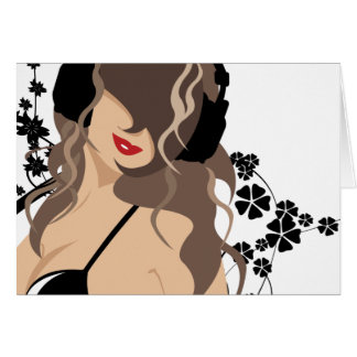 Cartão a beleza da música