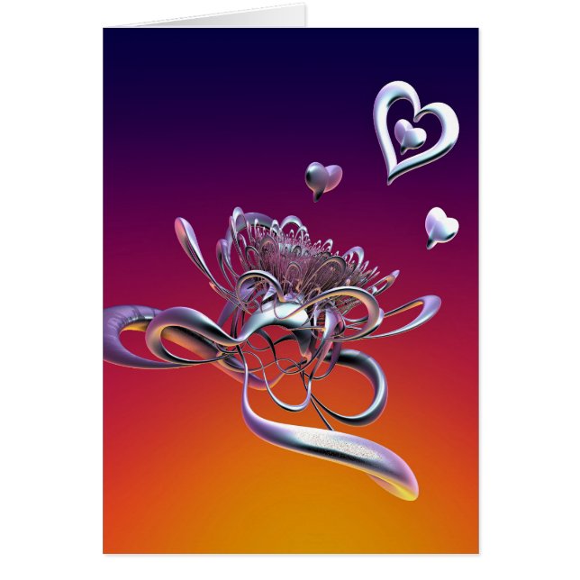 Cartão A Beleza dos Corações (Frente)