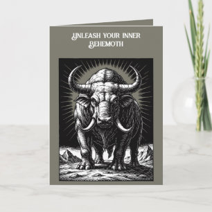 Cartão A Besta Primordial Beemote