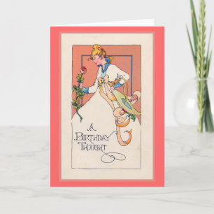 Cartão "A Birthday Thought"