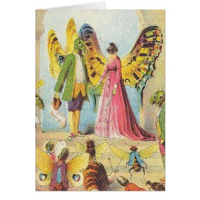 Cartão A Bola da Borboleta (Frente)