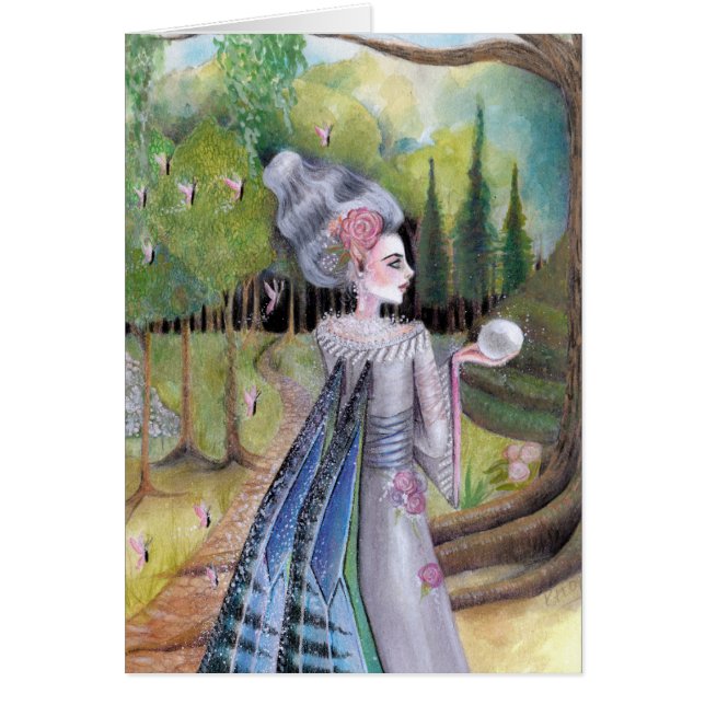 Cartão A bola de cristal (Frente)