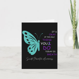 Cartão A Borboleta Está Bem Se A Única Coisa Que Você Faz