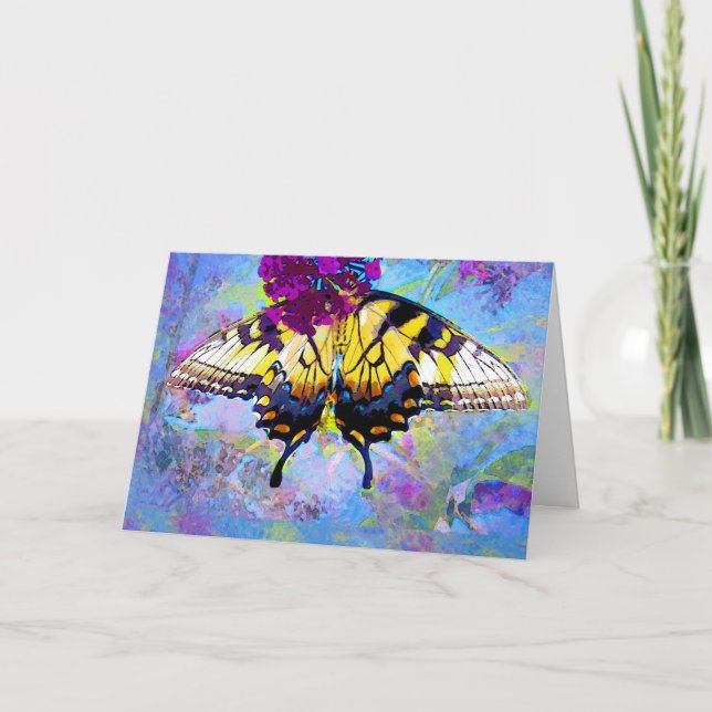 Cartão A Borboleta Fica Bem Em Breve (Frente)