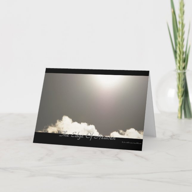 Cartão A borda do Roupa, presentes e Coleções do céu (Frente)