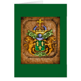 Cartão A brasão da família de Westerfield