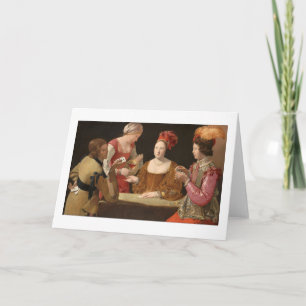 Cartão A Briga com o Ace dos Clubs, La Tour