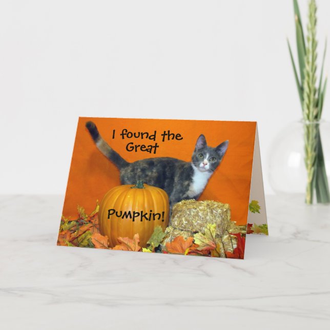 Cartão A busca da Princesa Tiana pela melhor abóbora! Gat (Frente)