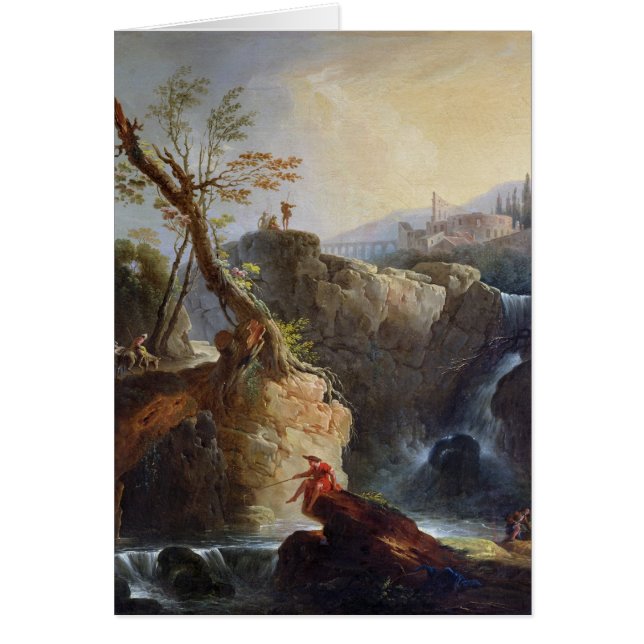 Cartão A cachoeira, 1773 (Frente)