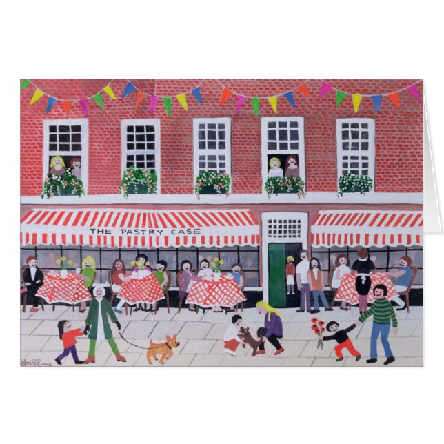 Cartão A caixa 1994 da pastelaria (Frente Horizontal)