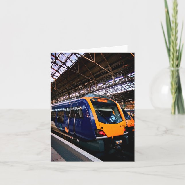 Cartão A caminho de Sheffield (Frente)