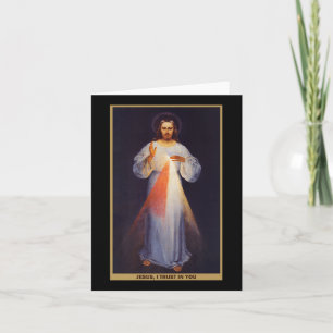 Cartão A Camisa da Divina Misericórdia Premium