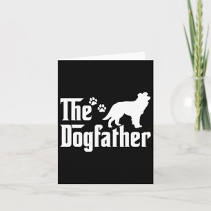 Cartão A Camisa do Dogfather Dia dos Pais Presente Amante