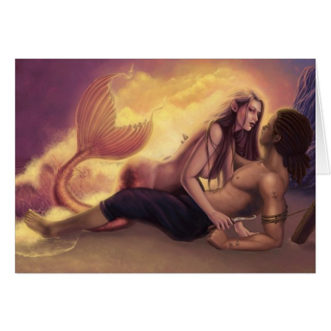 Cartão A captura da sirene (Frente Horizontal)