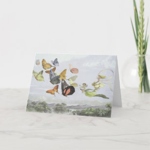 Cartão A Carruagem da Rainha Fada   Elf World