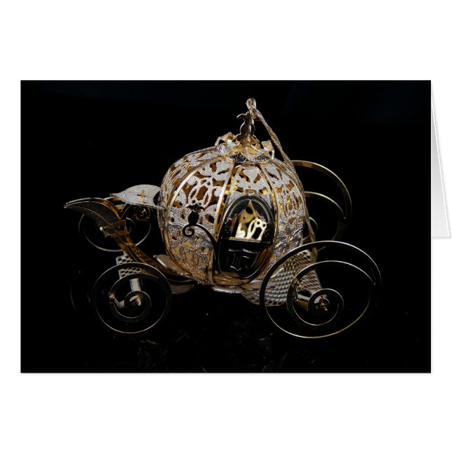 Cartão A carruagem real… (Frente Horizontal)