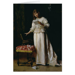 Cartão A carta de amor